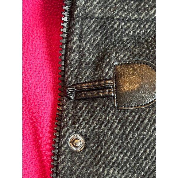 Madden Girl Toddler Girls Gray Toggle Snap Zip Coat Hood 2T Wool Blend - Picture 13 of 16